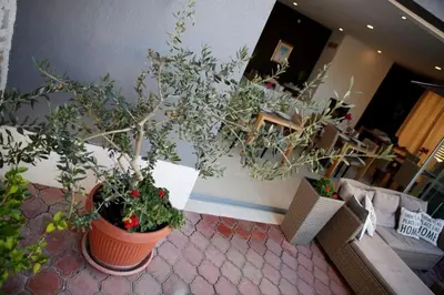 Balkon ili terasa u objektu Studio apartment in Vodice with terrace, air conditioning, WiFi 4323-4