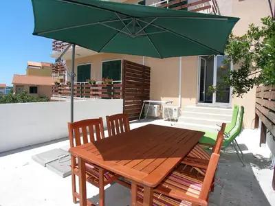 Balkon ili terasa u objektu Studio apartment in Vodice with terrace, air conditioning, WiFi 4323-4