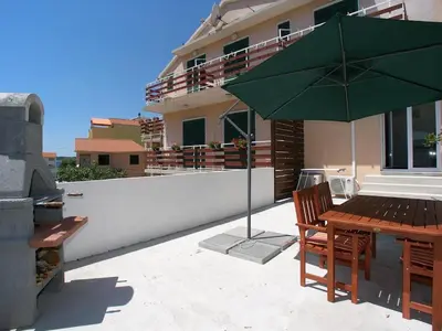 Balkon ili terasa u objektu Studio apartment in Vodice with terrace, air conditioning, WiFi 4323-4
