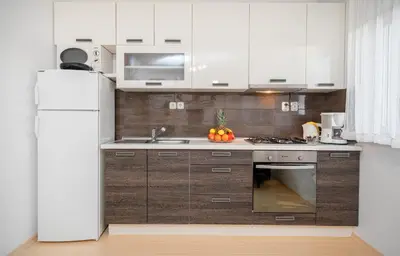 Kuhinja ili čajna kuhinja u objektu Adria Sun Apartments