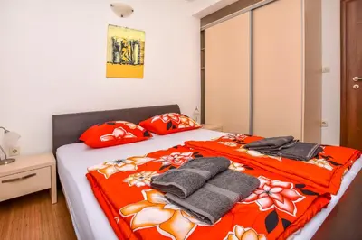 Krevet ili kreveti u jedinici u objektu Apartments Juro