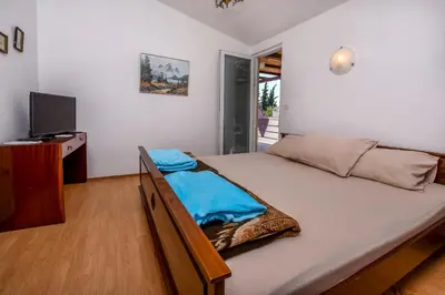 Krevet ili kreveti u jedinici u objektu Apartments Jelka