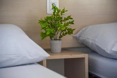 Krevet ili kreveti u jedinici u objektu Mobile Homes Bilice