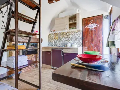 Kuhinja ili čajna kuhinja u objektu Holiday Home Little Castle by Interhome