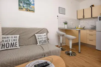 Kuhinja ili čajna kuhinja u objektu Apartments Matas