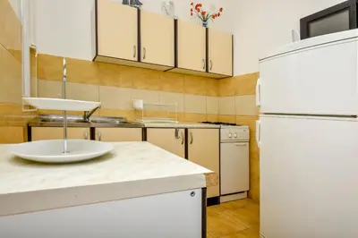 Kuhinja ili čajna kuhinja u objektu Apartments Matas