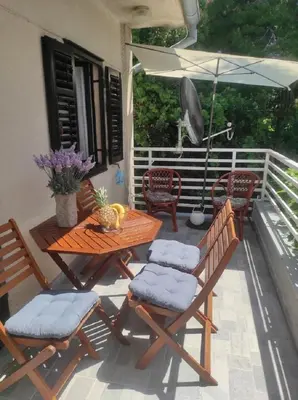 Balkon ili terasa u objektu Apartment Jase Beachfront