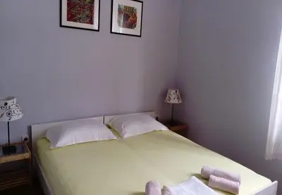 Krevet ili kreveti u jedinici u objektu Apartment Jase Beachfront