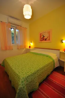 Krevet ili kreveti u jedinici u objektu TRI PALME