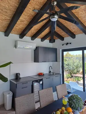 TV i/ili zabavni centar u objektu Apartman Dawidh