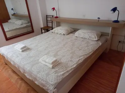 Krevet ili kreveti u jedinici u objektu Kuća za odmor Ljubica Šibenik