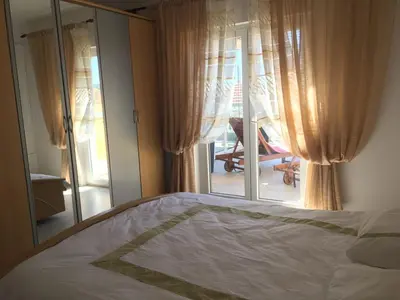 Krevet ili kreveti u jedinici u objektu Kate's Home Tisno