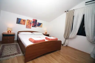 Krevet ili kreveti u jedinici u objektu Kate's Home Tisno