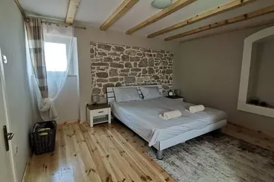 Krevet ili kreveti u jedinici u objektu Heritage Stone House by the Sea