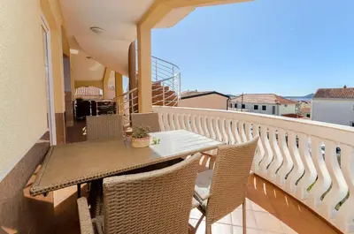 Balkon ili terasa u objektu Apartments Ani