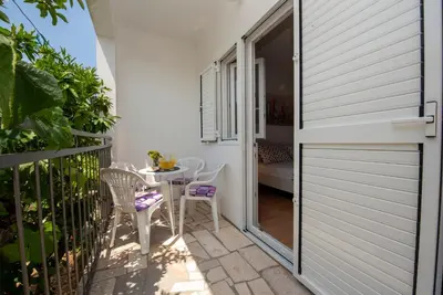 Balkon ili terasa u objektu Spacious apartment w balcony big garden & grill