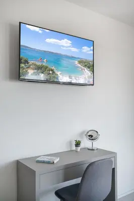 TV i/ili zabavni centar u objektu Villa Sea of Dreams