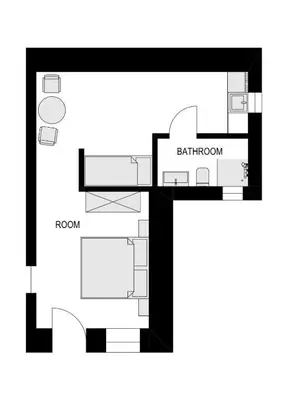 Tlocrt objekta Luxury apartments Azalea Primošten