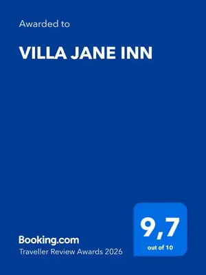 Certifikat, nagrada, logo ili neki drugi dokument izložen u objektu VILLA JANE INN