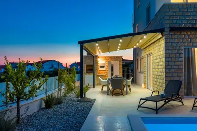 Balkon ili terasa u objektu Villa Buzuk