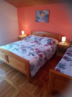 Krevet ili kreveti u jedinici u objektu Apartments Dalmatia