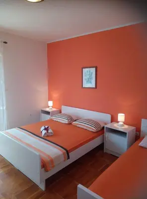 Krevet ili kreveti u jedinici u objektu Apartments Dalmatia