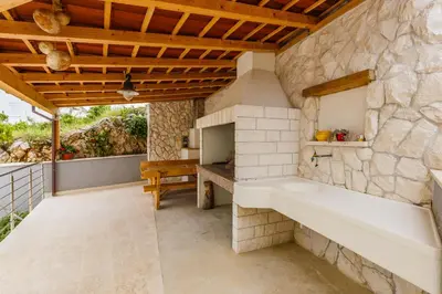 Balkon ili terasa u objektu Apartments Rogulj