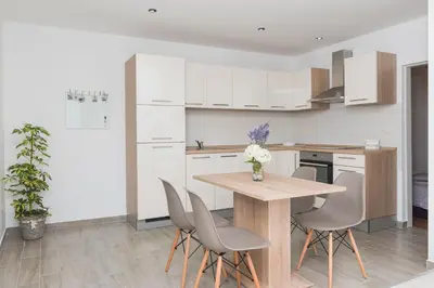 Kuhinja ili čajna kuhinja u objektu Apartmani Španja
