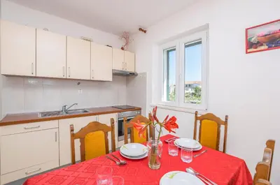 Kuhinja ili čajna kuhinja u objektu Apartment Island Sun Terrace