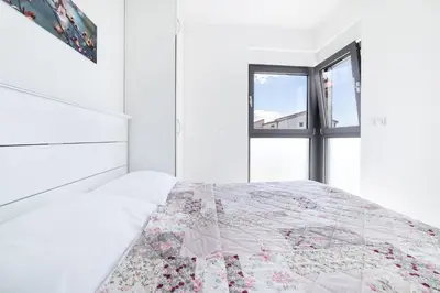 Krevet ili kreveti u jedinici u objektu Villa Aliara Pool Apartment