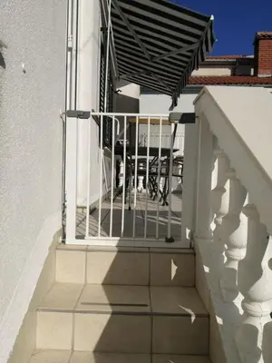 Balkon ili terasa u objektu Holiday apartment in Tribunj with balcony, air conditioning, WiFi, washing machine 5040-1