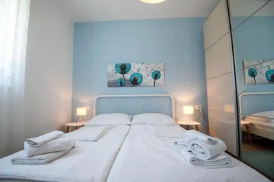 Krevet ili kreveti u jedinici u objektu House Kreso