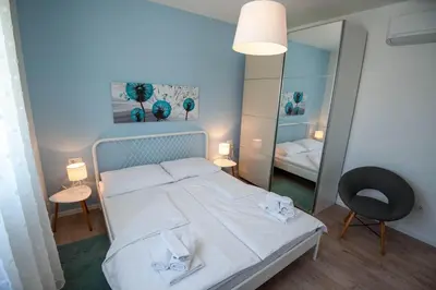 Krevet ili kreveti u jedinici u objektu House Kreso