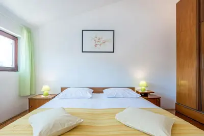 Krevet ili kreveti u jedinici u objektu Apartments Žirje