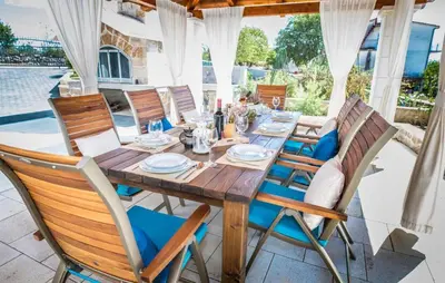 Tlocrt objekta Luxurious Home In Unesic With Sauna
