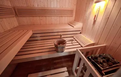 Tlocrt objekta Luxurious Home In Unesic With Sauna