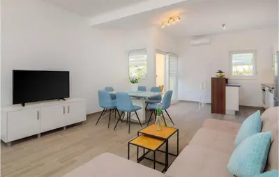 TV i/ili zabavni centar u objektu Pet Friendly Home In Zatoglav