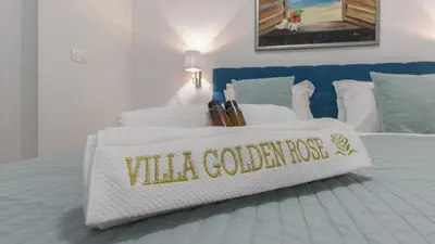 Krevet ili kreveti u jedinici u objektu villa GOLDEN ROSE
