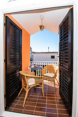 Balkon ili terasa u objektu Apartments and Room Agiss with pool