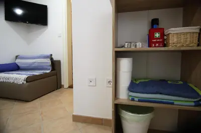 Krevet ili kreveti u jedinici u objektu Apartment Ljubica Tisno
