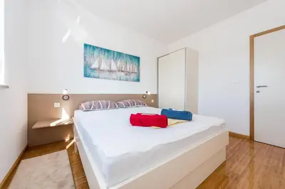 Krevet ili kreveti u jedinici u objektu VILLA JADRIJA BEACH