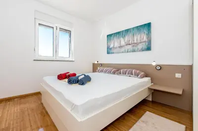 Krevet ili kreveti u jedinici u objektu VILLA JADRIJA BEACH