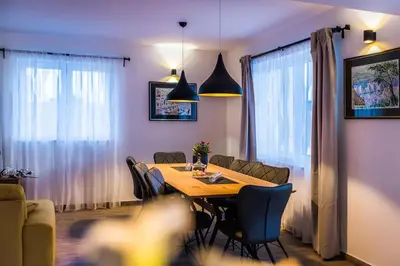 TV i/ili zabavni centar u objektu Villa Juhuhu