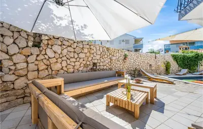 Balkon ili terasa u objektu Amazing Apartment In Murter With Wifi