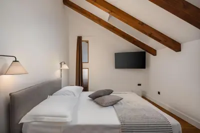 Krevet ili kreveti u jedinici u objektu Luxury Villa Silence with Heated Pool