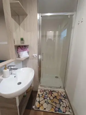 Kupaonica u objektu Mobile home Ivan Vodice