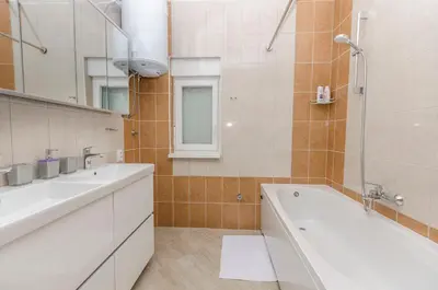 Kupaonica u objektu Apartments Villa AS Jezera