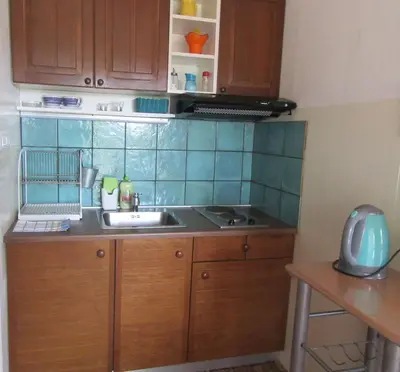 Kuhinja ili čajna kuhinja u objektu Mala kuća kraj mora