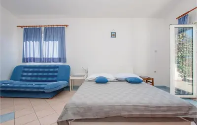 Krevet ili kreveti u jedinici u objektu Apartment Uvala Mezaroca Bb Croatia