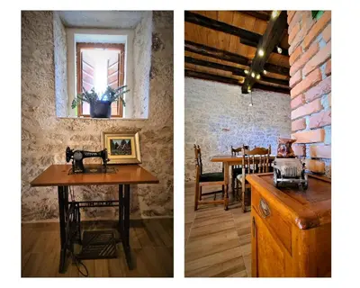 Kuhinja ili čajna kuhinja u objektu Holiday house Bleki